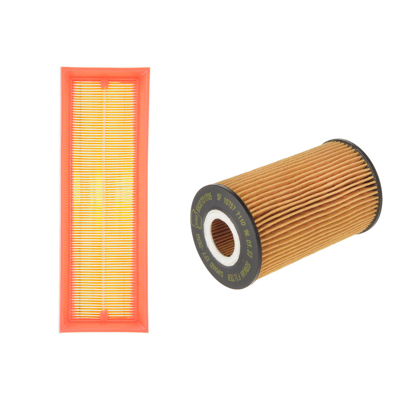 120412021 فیلتر روغن خودرو سرکان مدل SF7110 مناسب برای سمند ملی به همراه فیلتر هوا - تصویر 1