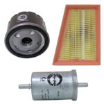 فیلتر هوا خودرو سرکان مدل SF1254 به همراه فیلتر روغن و فیلتر بنزین