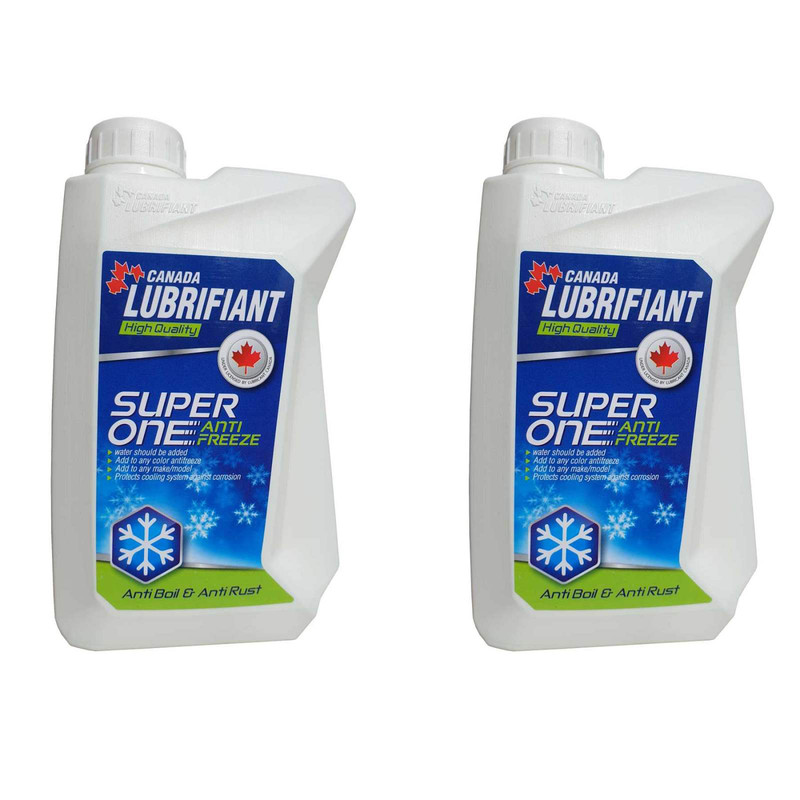 94c0a3a6d89a621da06ff5690357983e0afe270f_1633894119 ضد یخ خودرو لوبریفنت کانادا مدل Super ONE حجم 1 لیتر بسته 2 عددی - تصویر 1