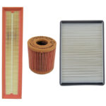 فیلتر هوا خودرو سرکان مدل SF1223 مناسب برای پژو پارس TU5 به همراه فیلتر روغن و فیلتر کابین