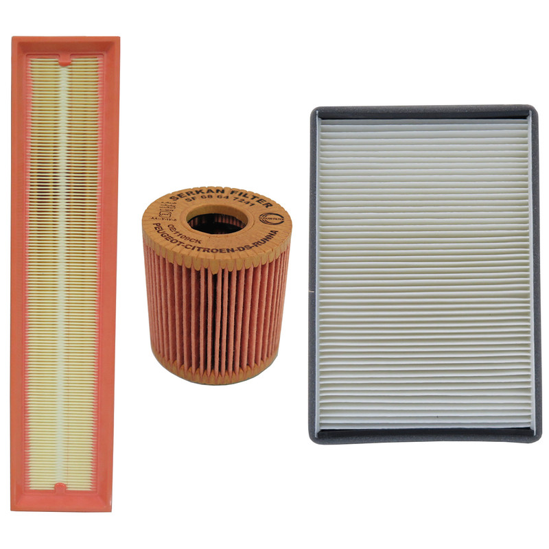 e56c9ee5c303e938ba0979558cbe2963c9858cac_1599668506 فیلتر هوا خودرو سرکان مدل SF1223 مناسب برای پژو پارس TU5 به همراه فیلتر روغن و فیلتر کابین - تصویر 1